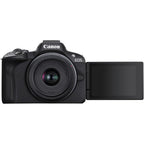 Mirrorless Camera Bundle with 18-45mm & 55-210mm Lenses, 4K Video & 64GB Card