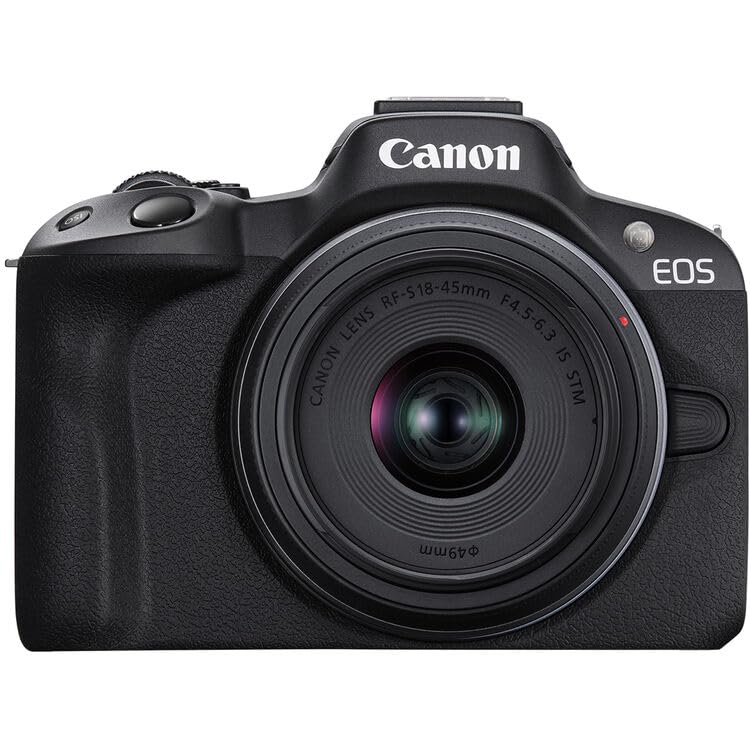 Mirrorless Camera Bundle with 18-45mm & 55-210mm Lenses, 4K Video & 64GB Card