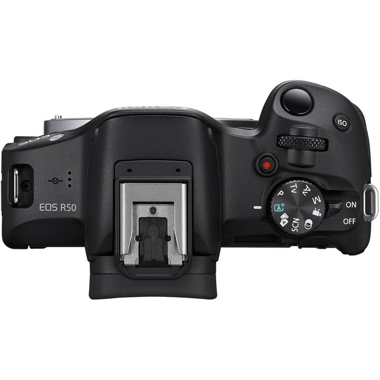 Mirrorless Camera Bundle with 18-45mm & 55-210mm Lenses, 4K Video & 64GB Card