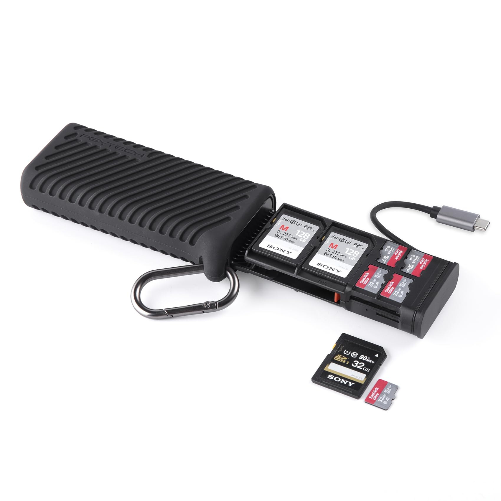 12-in-1 CFexpress Card Reader & Card Case with USB 3.2 Gen 2