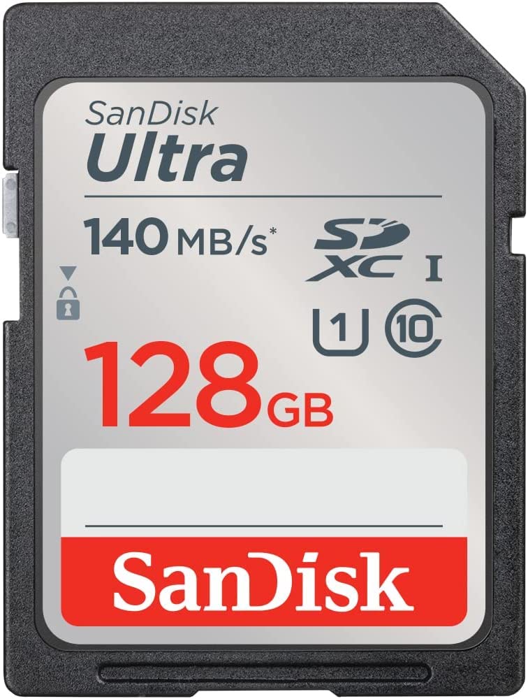 128GB SDXC Memory Card Bundle with Multi-Slot Card Reader