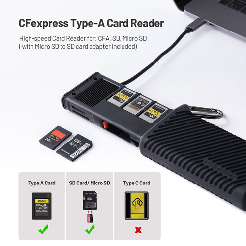 12-in-1 CFexpress Card Reader & Card Case with USB 3.2 Gen 2