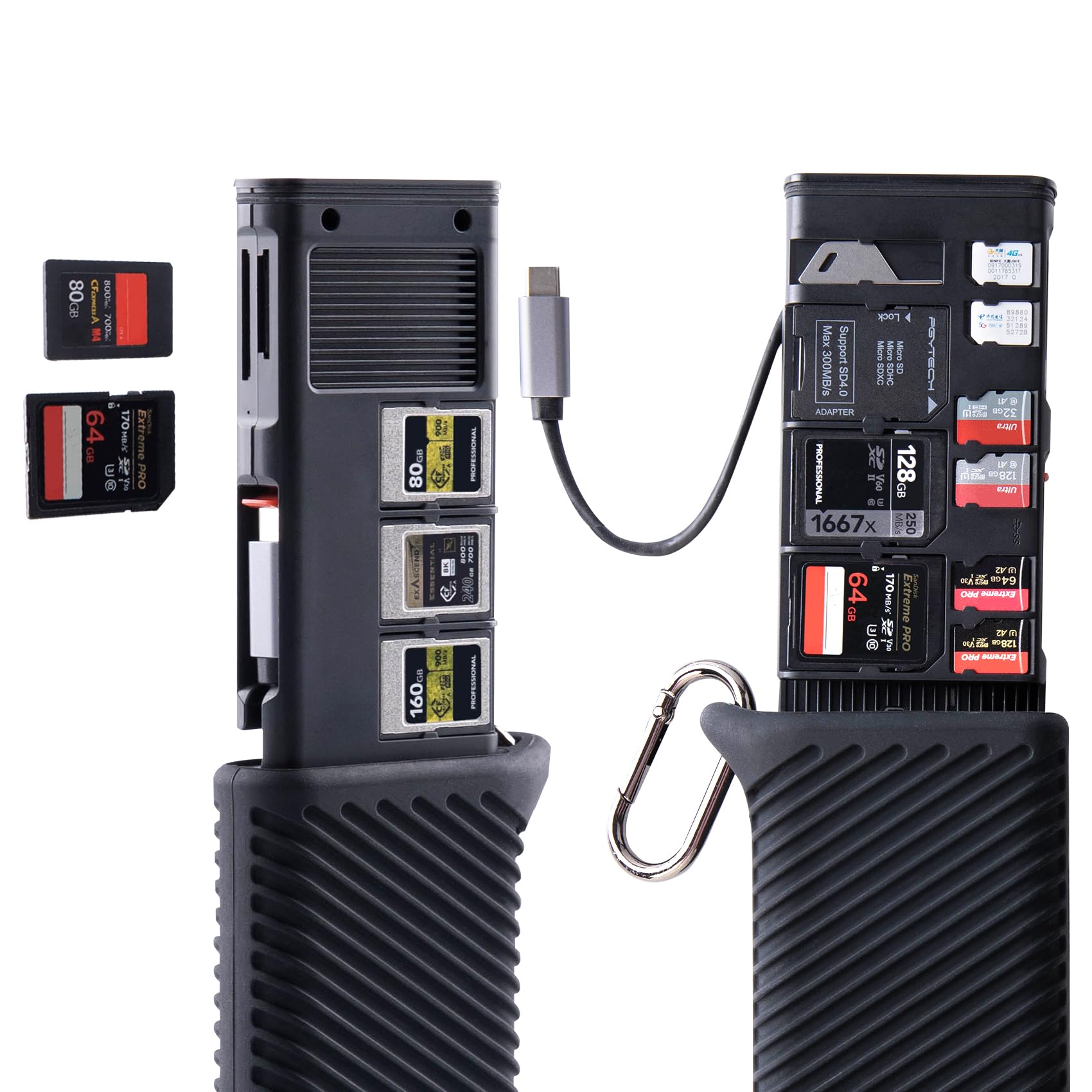 12-in-1 CFexpress Card Reader & Card Case with USB 3.2 Gen 2